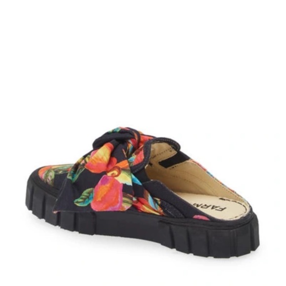 FARM RIO Cashew Platform Mule In Cashew Black Size 7 Brand new - Picture 5 of 15